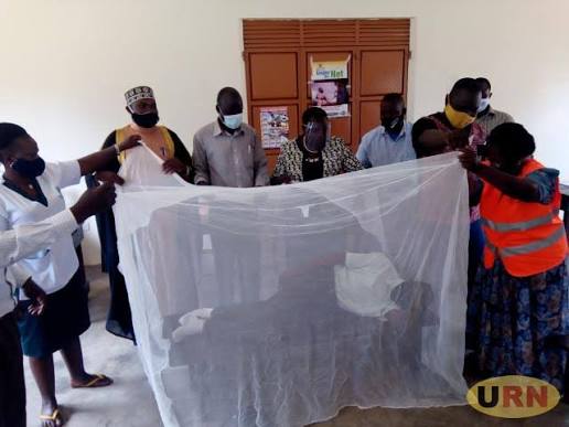 Jumla Uganda warehouse stock of mosquito nets – rectangular, round, and treated LLINs ready for delivery to Kampala and across Uganda.
