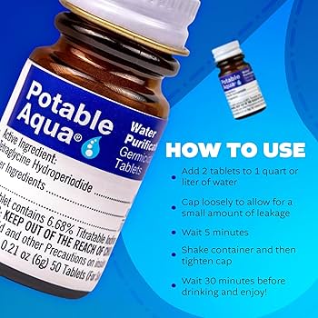 WaterGuard and Aquatabs water purification tablets in Uganda – chlorine-based drinking water treatment products certified by UNBS